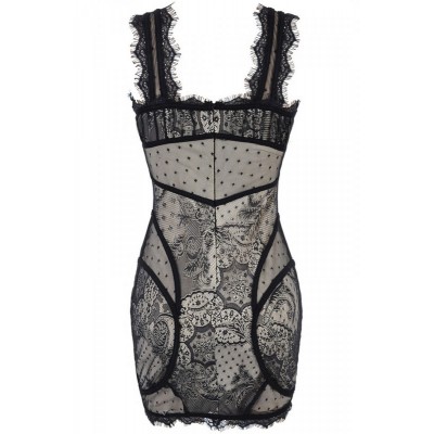 'Morita' lace bandage dress